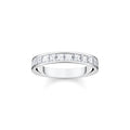 Thomas Sabo Ring White Stones Silver