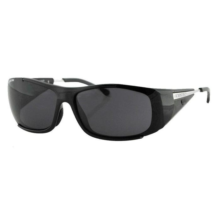 Traitor Sunglass Matte Black: The unique ¾ frame of the Traitor is sure to get you noticed at the track or on the street