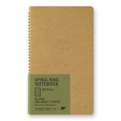 TRC Spiral A5 SLIM BLANK DW KRAFT PAPER