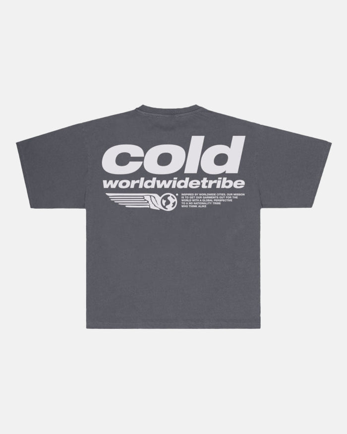 TRIBE TEE DARK GREY - COLD CULTURE