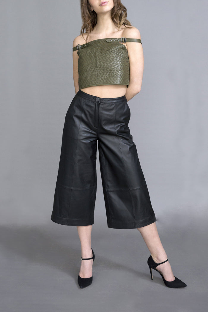 Trinity Leather Culottes
