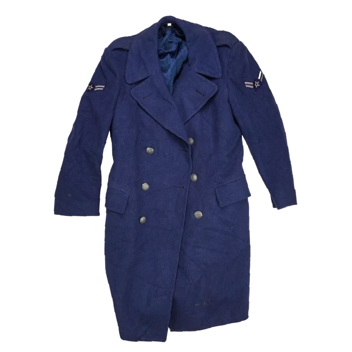 US Air Force 1960s Wool Overcoat - 41R, Large - US Air Force Surplus - Great Coats
