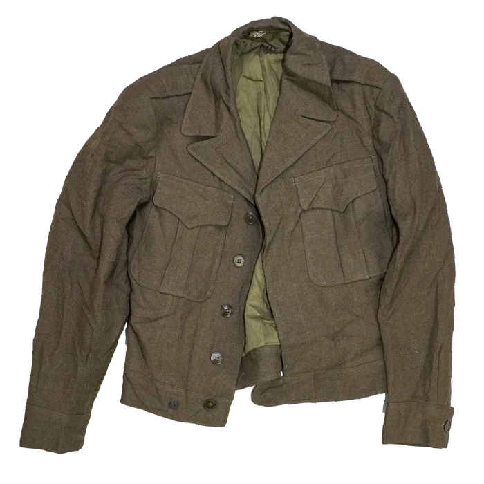 US Army M-1950 Wool Ike Jacket - 36R, Small - US Army Surplus - Field Jackets