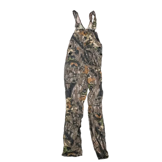 US Made Mossy Oak Camo Bib Overalls - Kids XLarge - Army & Outdoors - Overalls