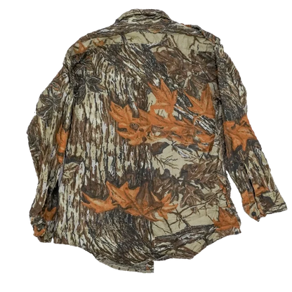 US Made Sports Afield Realtree Camo Field Shirt - Large - Army & Outdoors - Field Shirts
