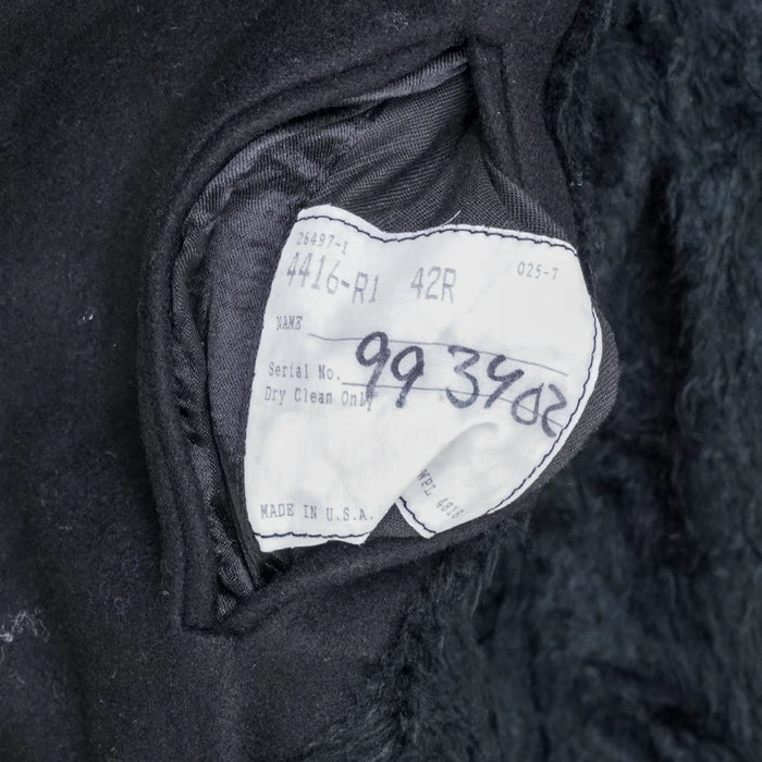 US Navy Wool Lined Pea Coat - 42R, Medium - US Navy Surplus - Great Coats