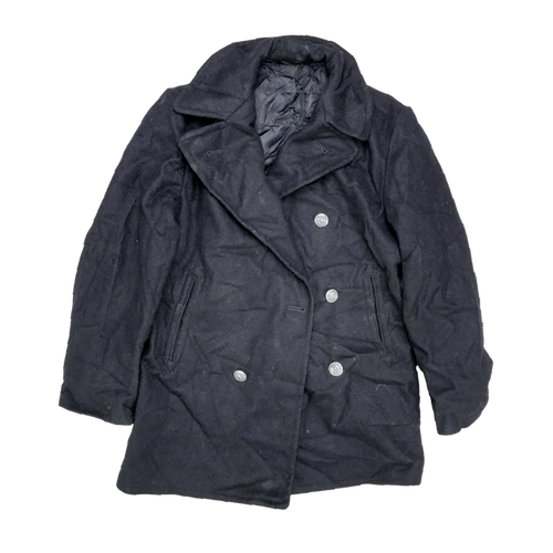 US Navy Wool Pea Coat - 40R, Medium - US Navy Surplus - Great Coats