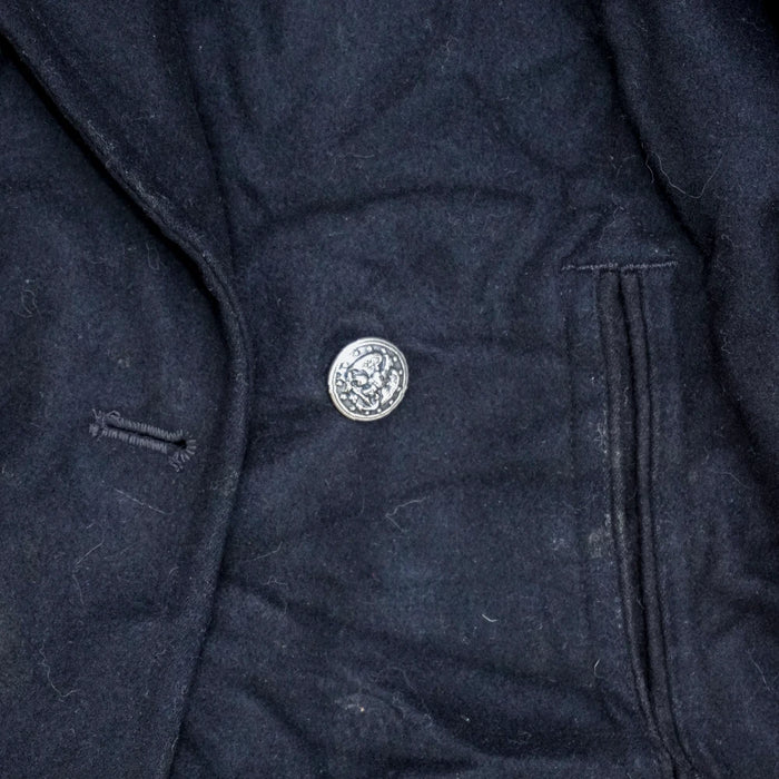 US Navy Wool Pea Coat - 40R, Medium - US Navy Surplus - Great Coats