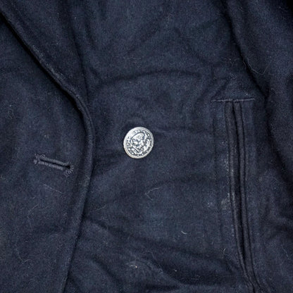 US Navy Wool Pea Coat - 40R, Medium - US Navy Surplus - Great Coats