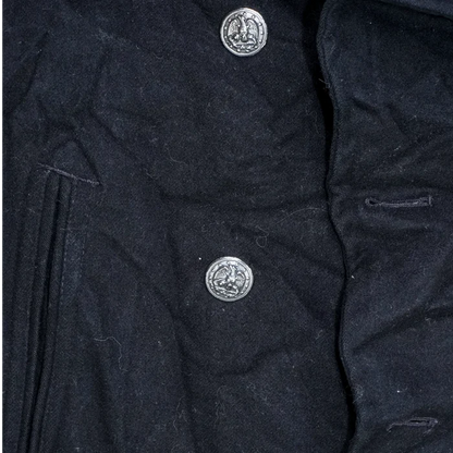 US Navy Wool Pea Coat - 40S, Medium - US Navy Surplus - Great Coats