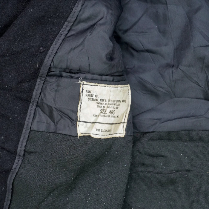 US Navy Wool Pea Coat - 40S, Medium - US Navy Surplus - Great Coats