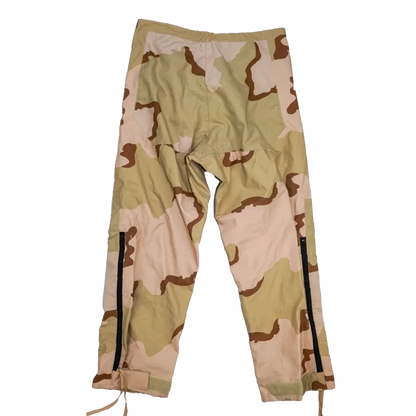 USGI 3 Colour Desert Waterproof Trousers - Small Regular - US Army Surplus - Rain Trousers
