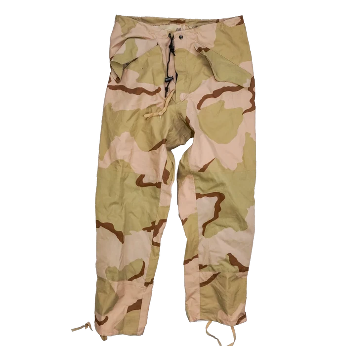 USGI 3 Colour Desert Waterproof Trousers - Small Regular - US Army Surplus - Rain Trousers