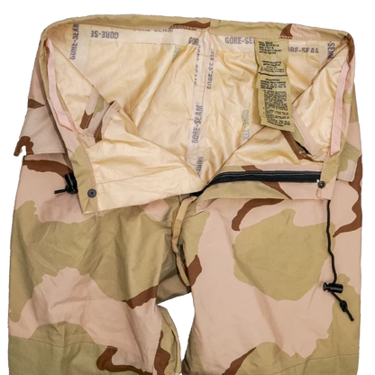 USGI 3 Colour Desert Waterproof Trousers - Small Regular - US Army Surplus - Rain Trousers