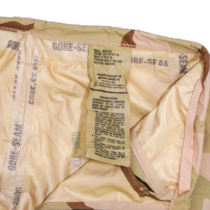 USGI 3 Colour Desert Waterproof Trousers - Small Regular - US Army Surplus - Rain Trousers