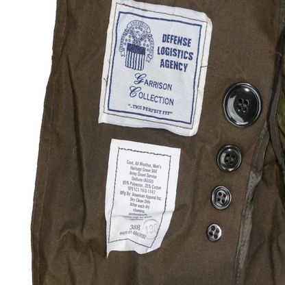 USGI AGSU All Weather Coat - 38R, Medium - US Army Surplus - Great Coats