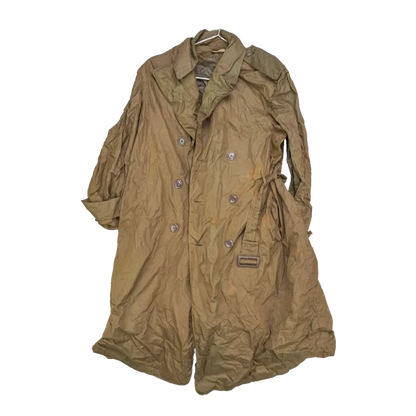 USGI Taupe Shade No. 179 Nylon Raincoat - 38R, Medium - US Army Surplus - Rain Jackets