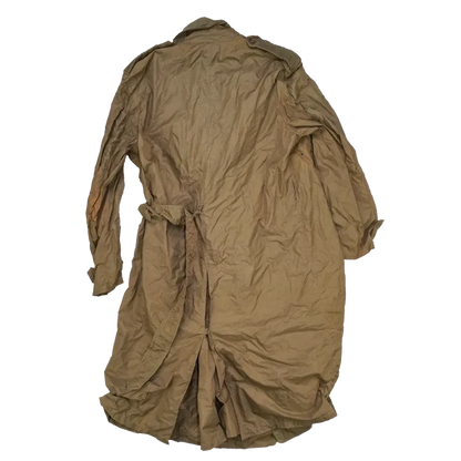 USGI Taupe Shade No. 179 Nylon Raincoat - 38R, Medium - US Army Surplus - Rain Jackets