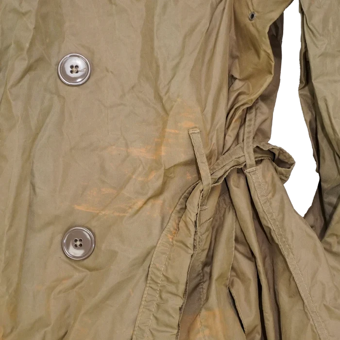 USGI Taupe Shade No. 179 Nylon Raincoat - 38R, Medium - US Army Surplus - Rain Jackets