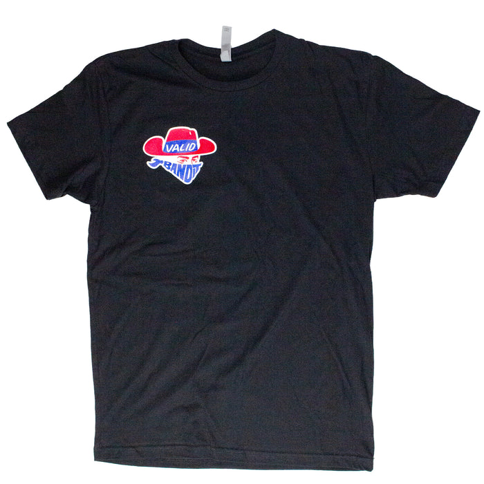Valid Bandit Black Tee Red and Royal
