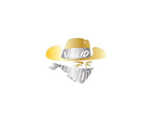 Valid Bandit Silver and Gold Sticker #25