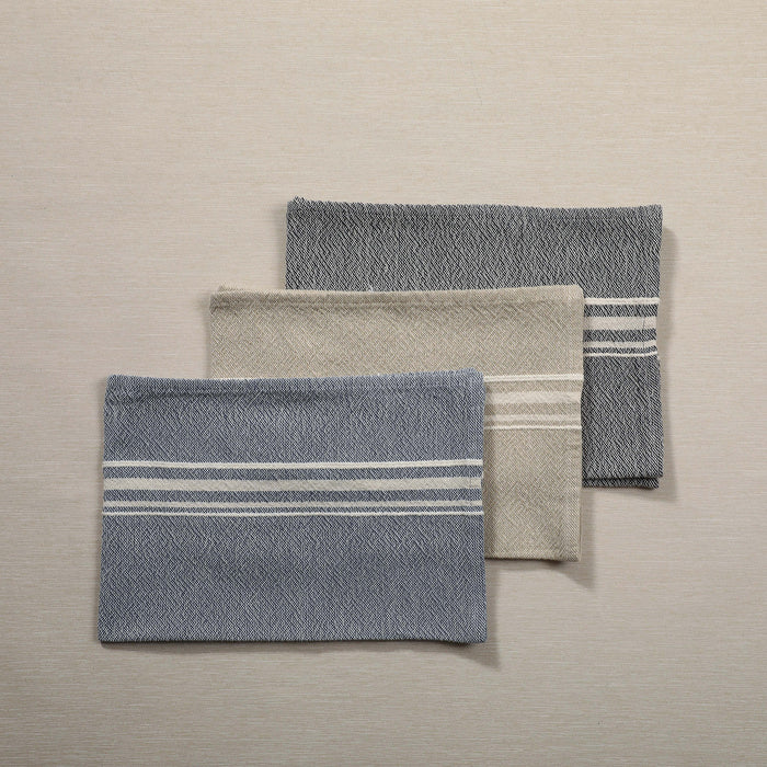 Variegated cotton small guest towel