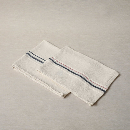 Variegated cotton small guest towel