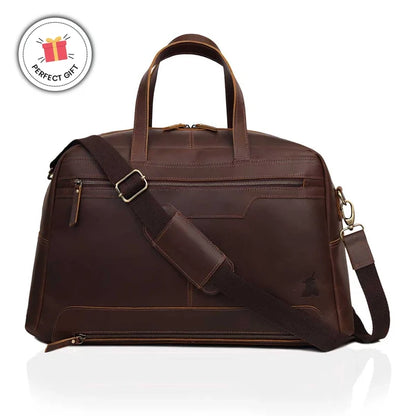 Walker Leather Travel Duffle Bag
