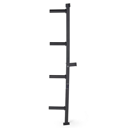 Wall Mounted 4-Peg Olympic Bumper Plate Weight Rack