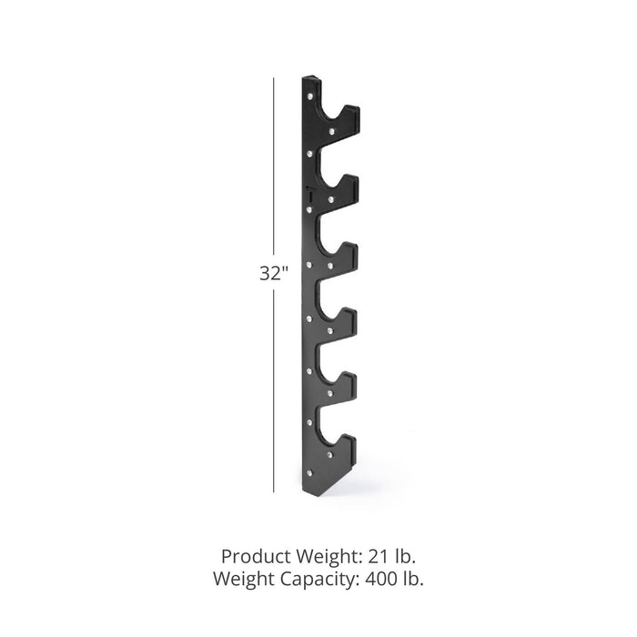 Wall Mounted 6 Barbell Rack V2