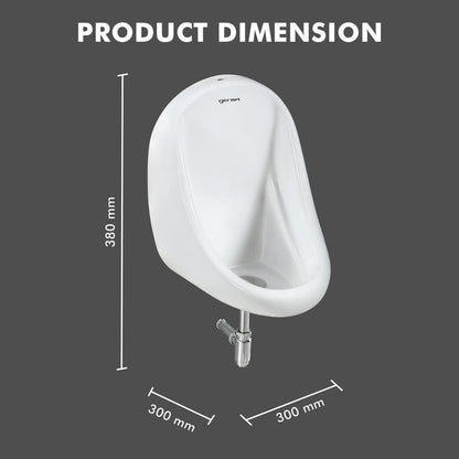 Wall Mounted Ceramic Urinal - Charon