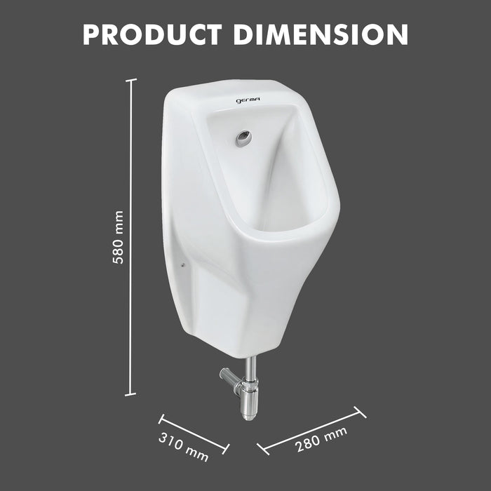 Wall Mounted Ceramic Urinal - TR 16002 TWINKLE