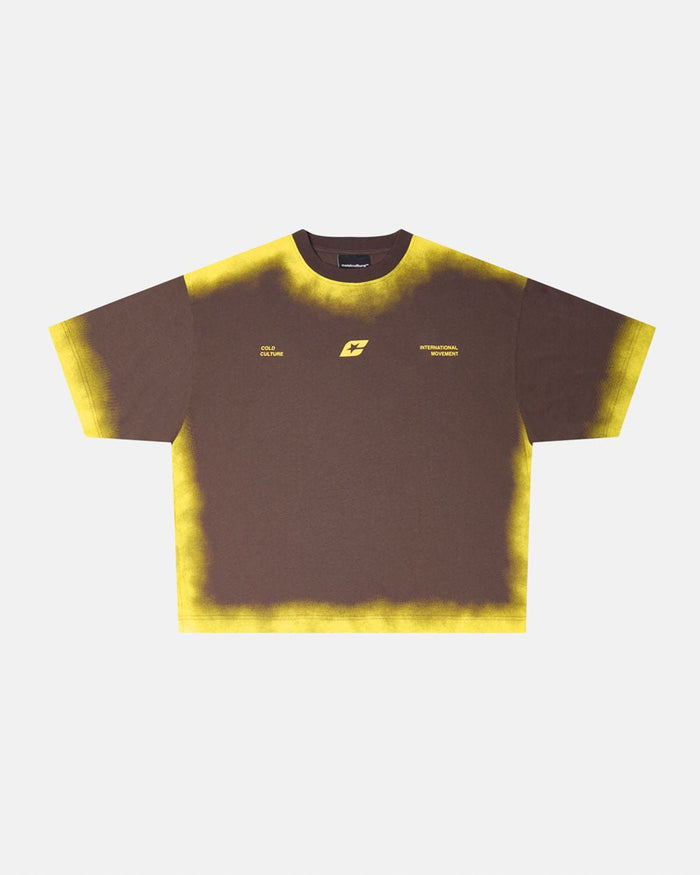 WANDER ON TEE CHOCOLATE BROWN - COLD CULTURE