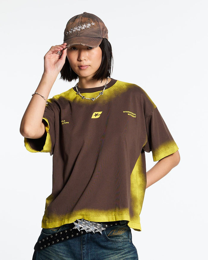 WANDER ON TEE CHOCOLATE BROWN - COLD CULTURE #woman