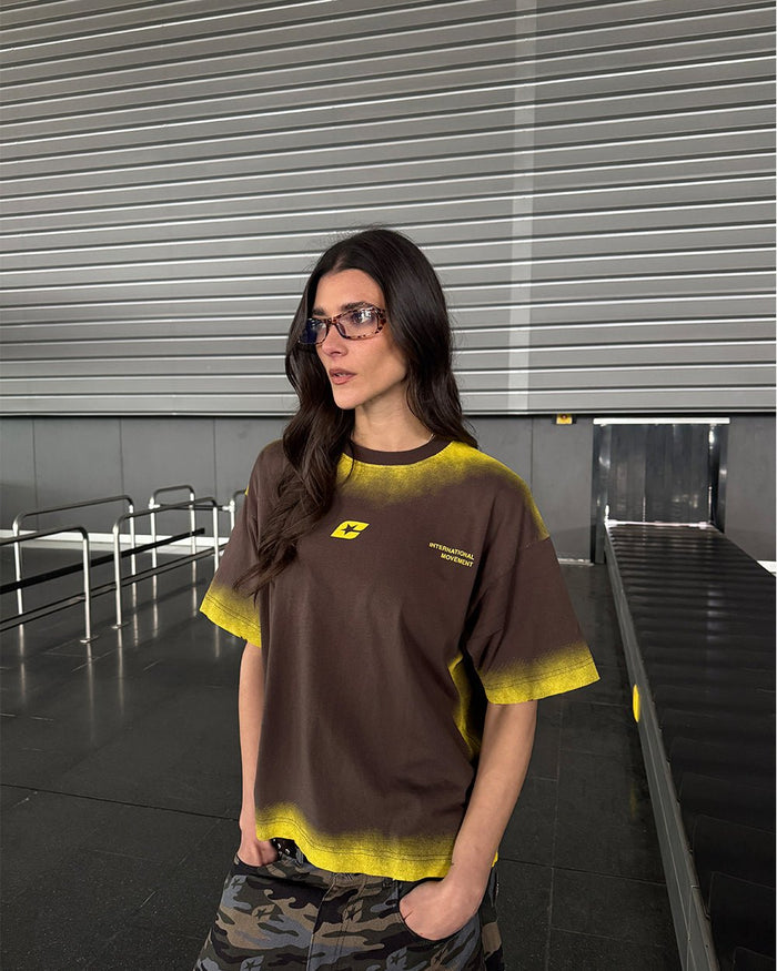 WANDER ON TEE CHOCOLATE BROWN - COLD CULTURE