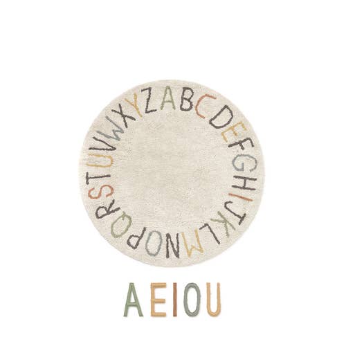 Washable Play Rug ABC