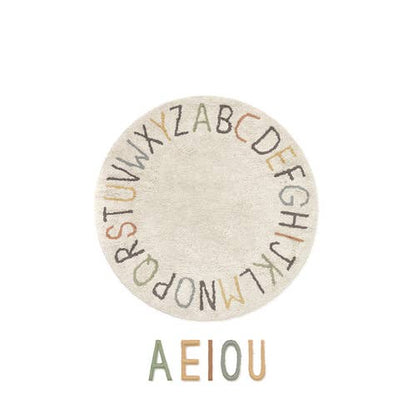 Washable Play Rug ABC