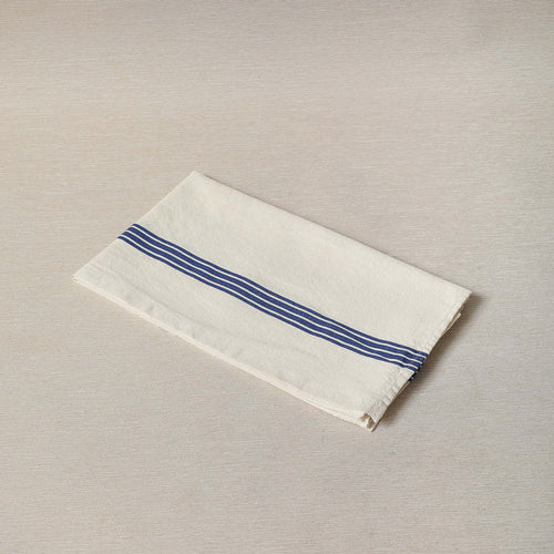 Washed Blue Piano Stripe Tea Towel