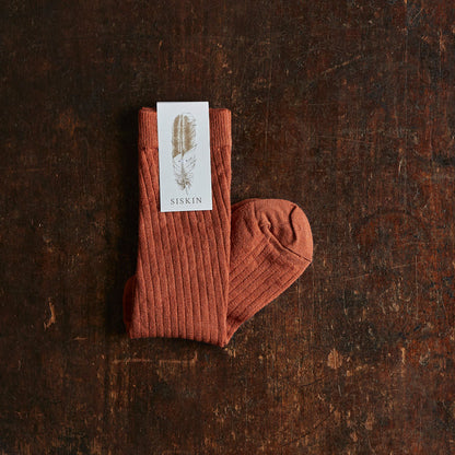Weaver Baby & Kids Knee High Socks - Wool - Rust