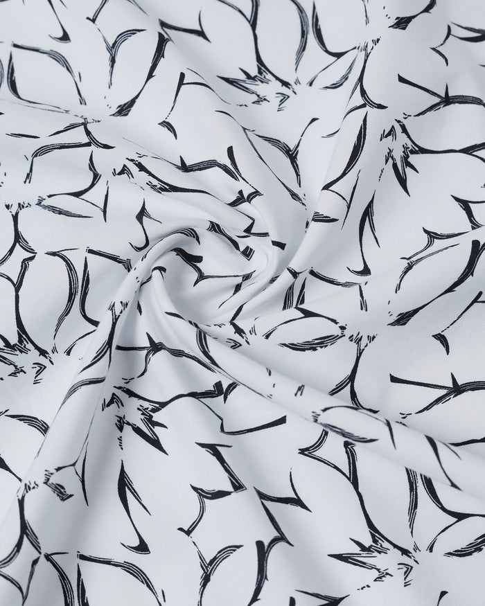 White Printed Shirt - Marcen