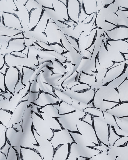 White Printed Shirt - Marcen
