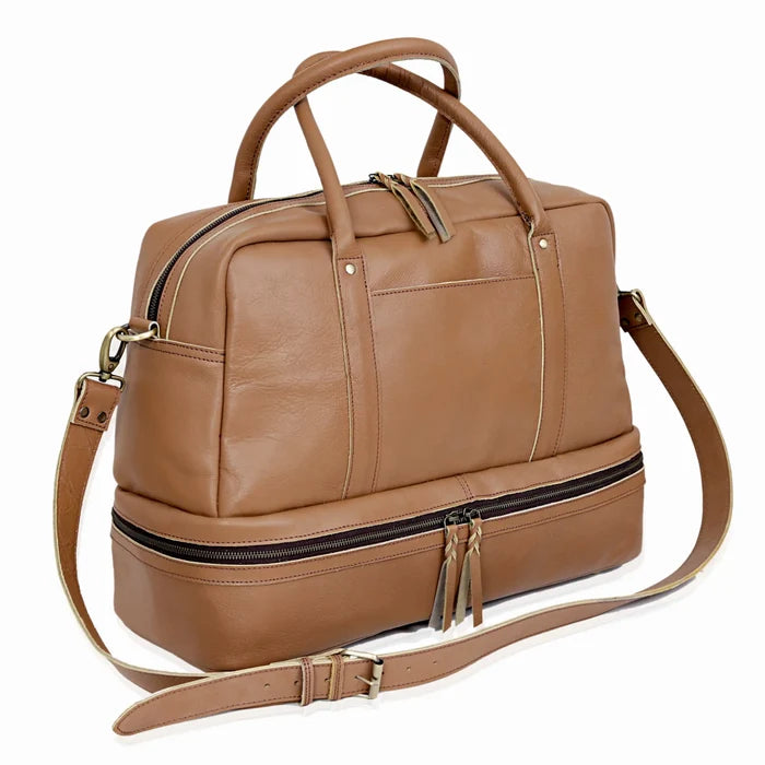 WOMEN STYLO DUFFEL - TAN