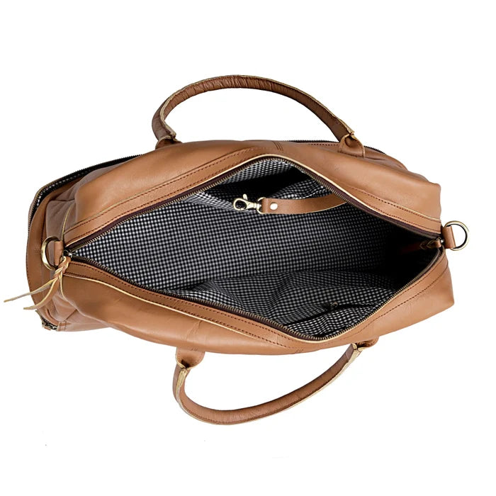 WOMEN STYLO DUFFEL - TAN