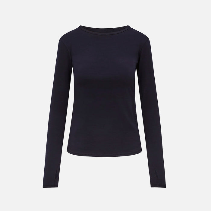 Women's Merino Wool Everlong Top - Midnight