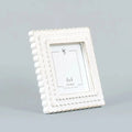 Wood Photo Frame White Scallop - Potpourri Gift Shop
