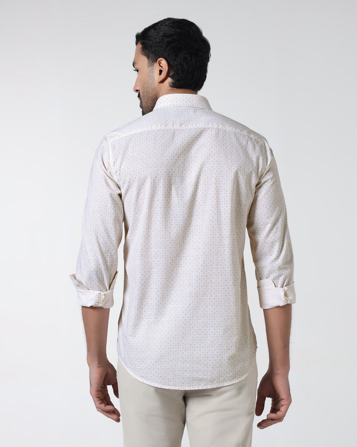 Yellow Printed Shirt - Harlad
