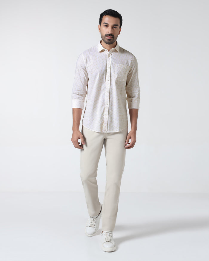 Yellow Printed Shirt - Harlad