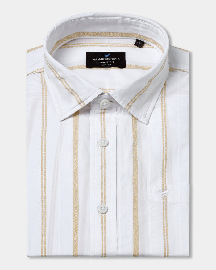 Yellow Stripe Shirt - Garol