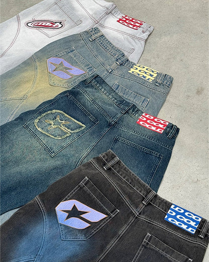 ARTWEAR JEANS GREY DENIM - grey washed denim pants, flat lay with matching pieces - Cold Culture