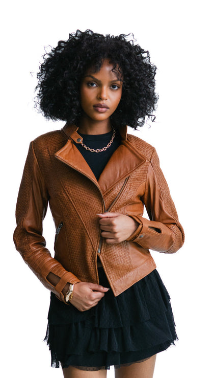 XS / Tan / 100% LambSkin Leather